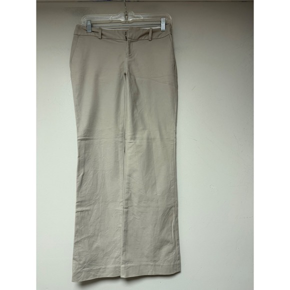 Banana Republic Pants - Banana Republic Martin Fit Pants Women 2 Petite Beige Excellent Flare Workwear